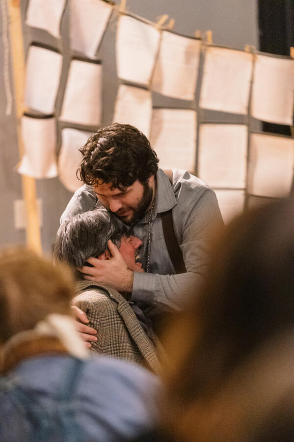 John Williams and Ethan Goodmansen in King Lear