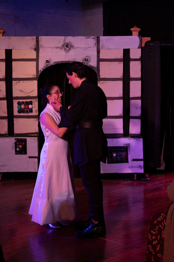 Katy Shinas and John Williams in A King and No King