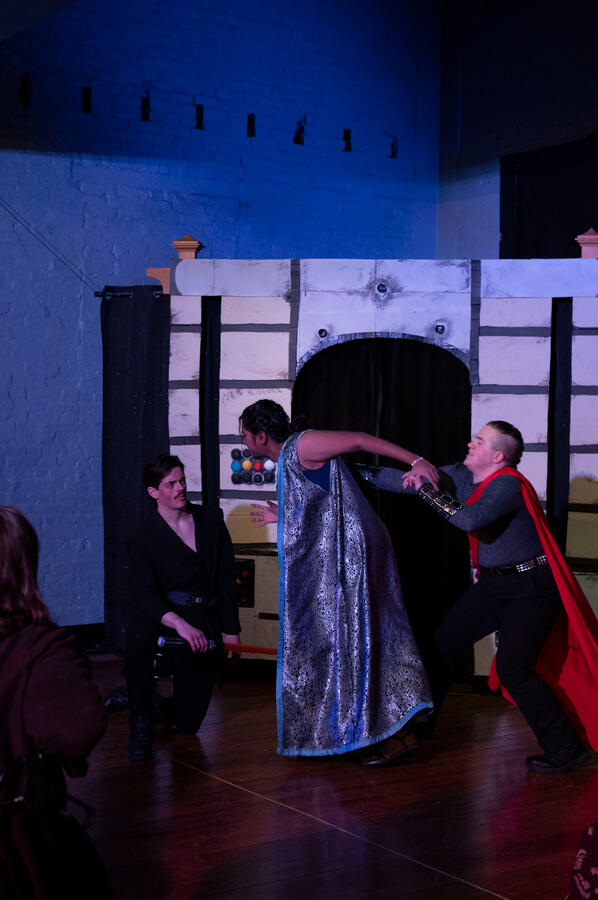 John Williams, Jovita Roselene, and Matthias Bolon in A King and No King